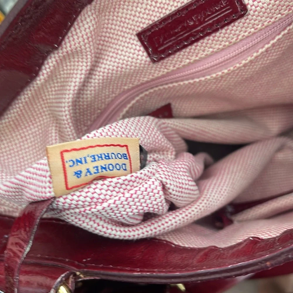 Dooney & Bourke Burgundy Shoulder Bag - Picture 16 of 16